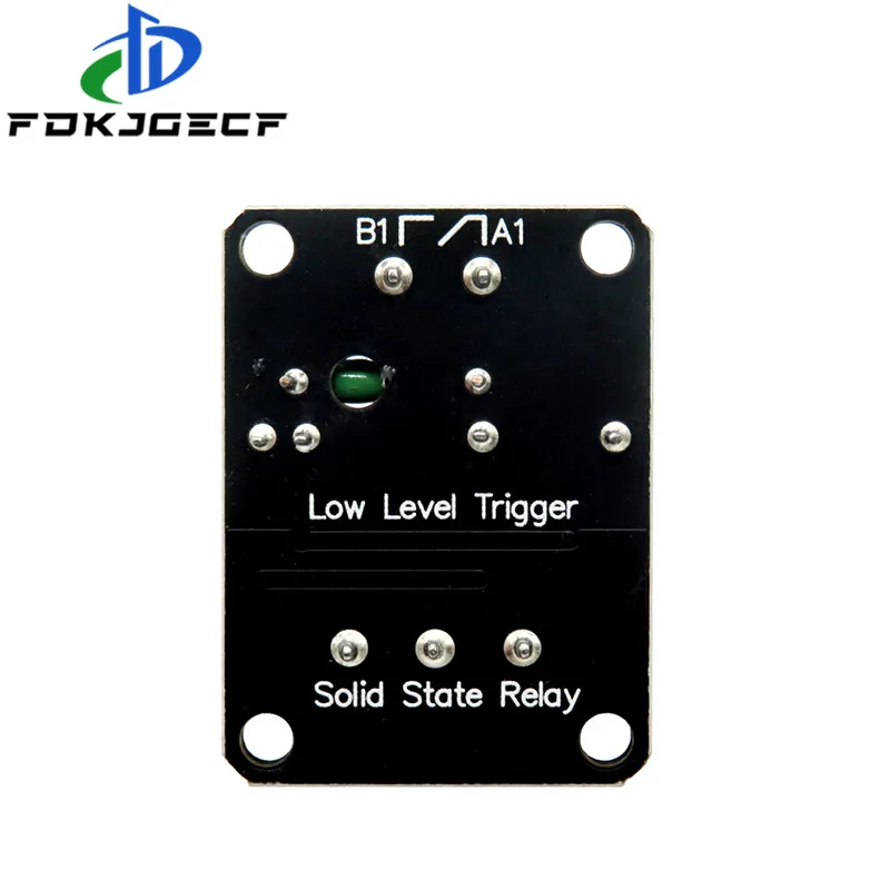 وحدة تتابع الحالة الصلبة ذات المستوى المنخفض 5 فولت 1 قناة SSR G3MB-202P 240 فولت 2A مخرج مع مصهر مقاوم لاردوينو 1 طريقة #2