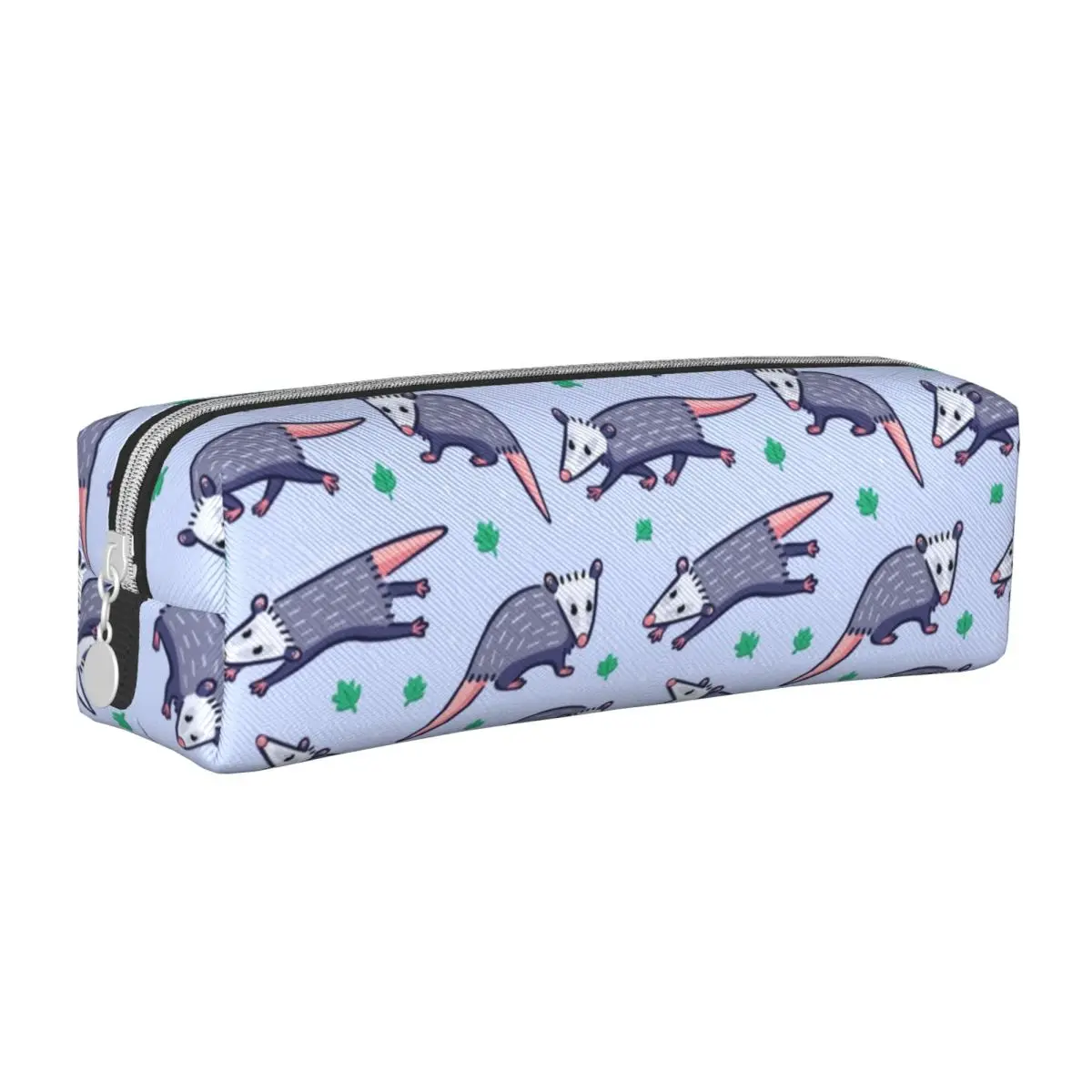 

Opossum Pattern Cryptid Animal Pencil Cases Pencilcases Pen for Student Large Storage Bags Students School Gift Accessories