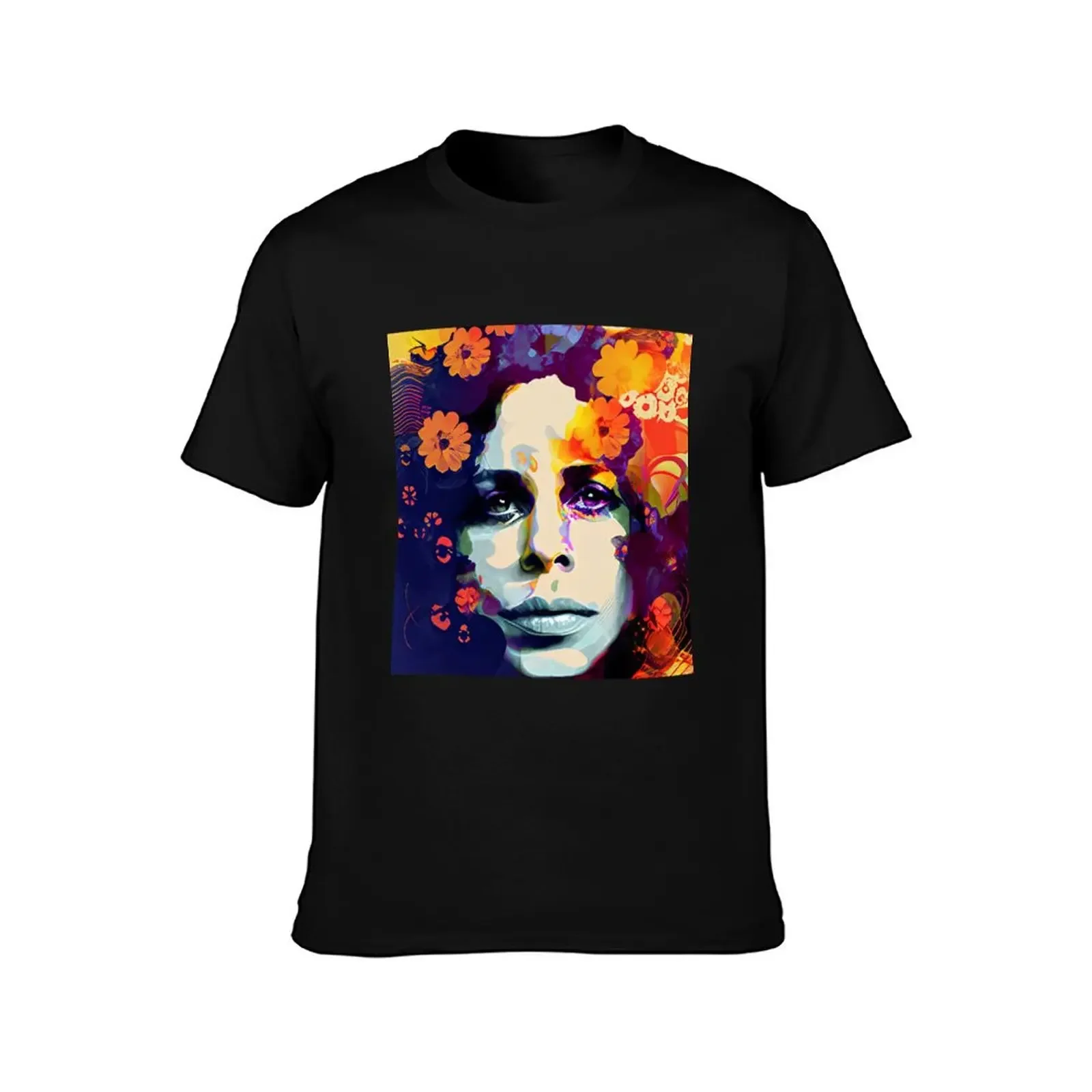 Gal Costa Floral T-Shirt custom shirt tshirts personalised oversized affliction shirts designer t shirt men