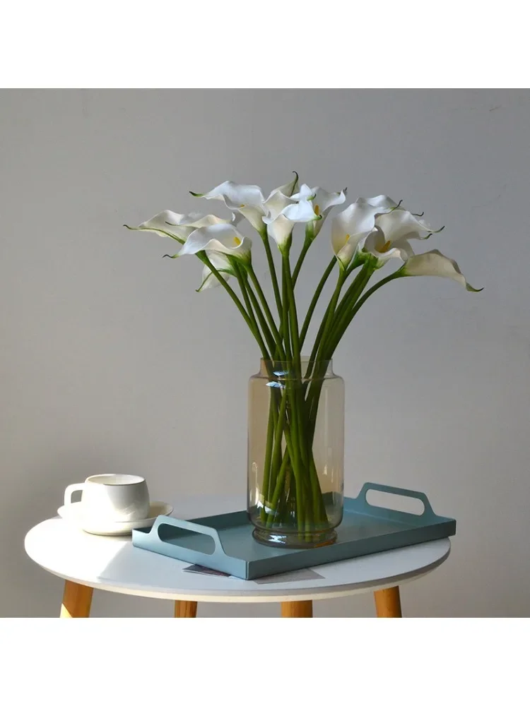 10 stuks kunstbloemen EVA Calla Lelie woondecoratie woonkamer tafel bloemstuk partij bruidsboeket Calla bloemen - afbeelding 2