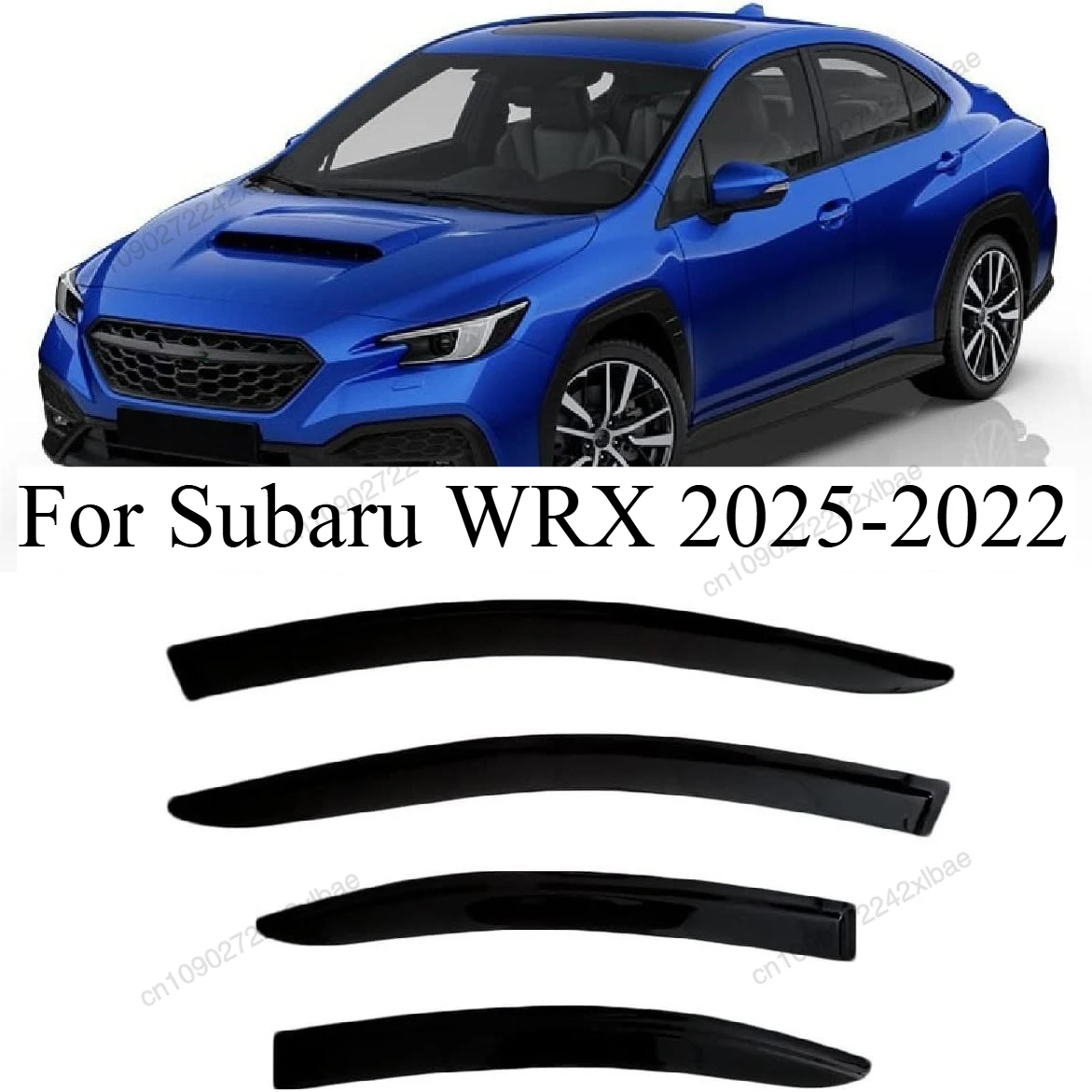 

Window Visor Sun Rain Deflector Guard Awnings Shelters Adhesive Cover Trim Cars Exterior Accessories For Subaru WRX 2025-2022