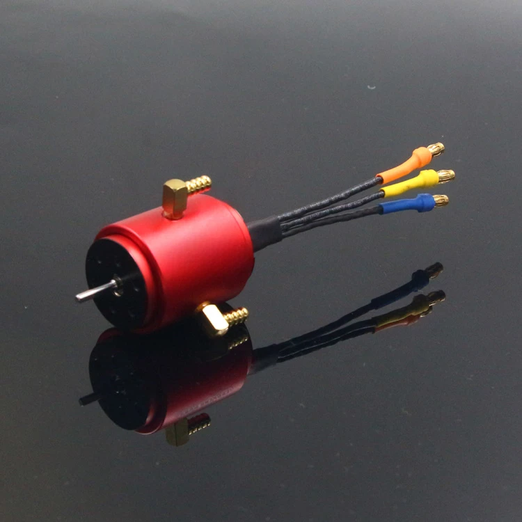 Marine water-cooled motor 2435-4500KV water-cooled jacket 2-3S waterproof motor