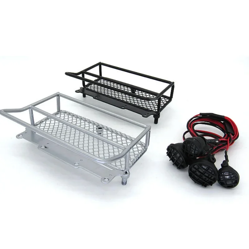 

Модель автомобиля WPL D12 WPL, обновленная деталь, металлическая багажная стойка с потолочным светильником