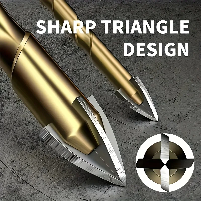 

7 шт. 3-12 мм набор крестообразных шестигранных сверл для плитки для стекла, металла, керамики, карбида сплава, набор крестообразных сверл для плитки, сверлильные инструменты