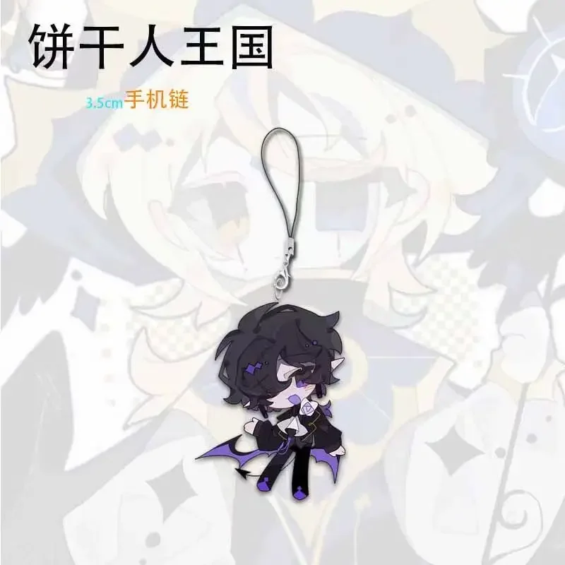 Косплей, печенье, человек, Королевство, цепочка для мобильного телефона, мультяшный милый периферийный подарок, подвесные аксессуары для подруг, подвесная сумка