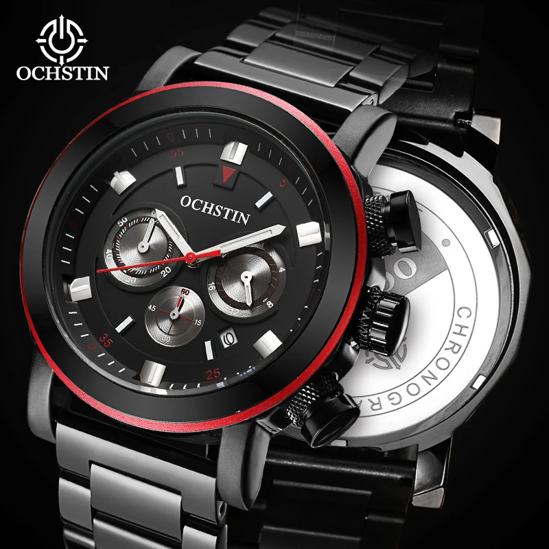 Ochstin-Montre à quartz étanche multifonction Voyager pour homme, montre à mouvement, mode décontractée, nouveau, 2024