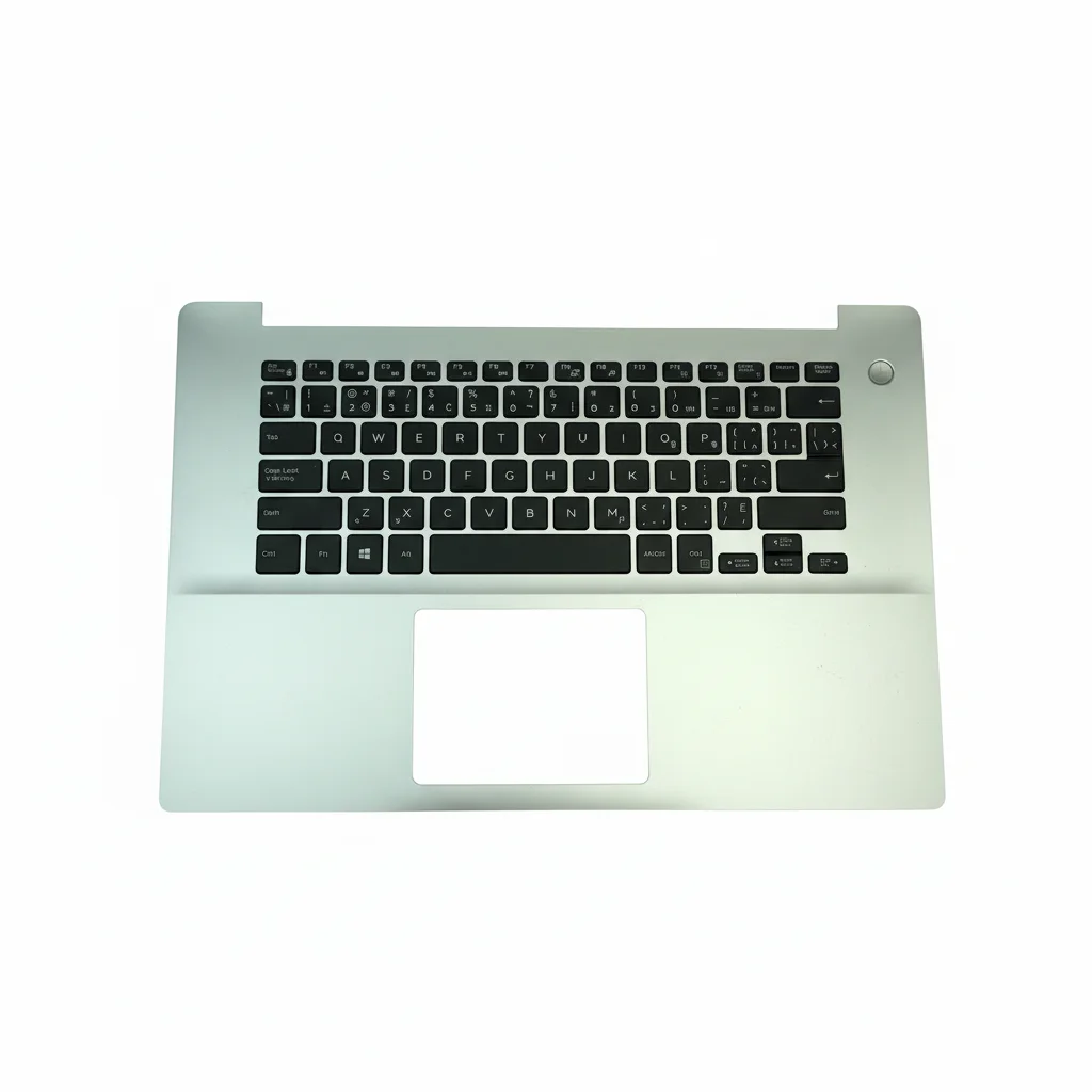 

Проводная клавиатура Dell RG1HK French English W/PR N-FP — серебристая