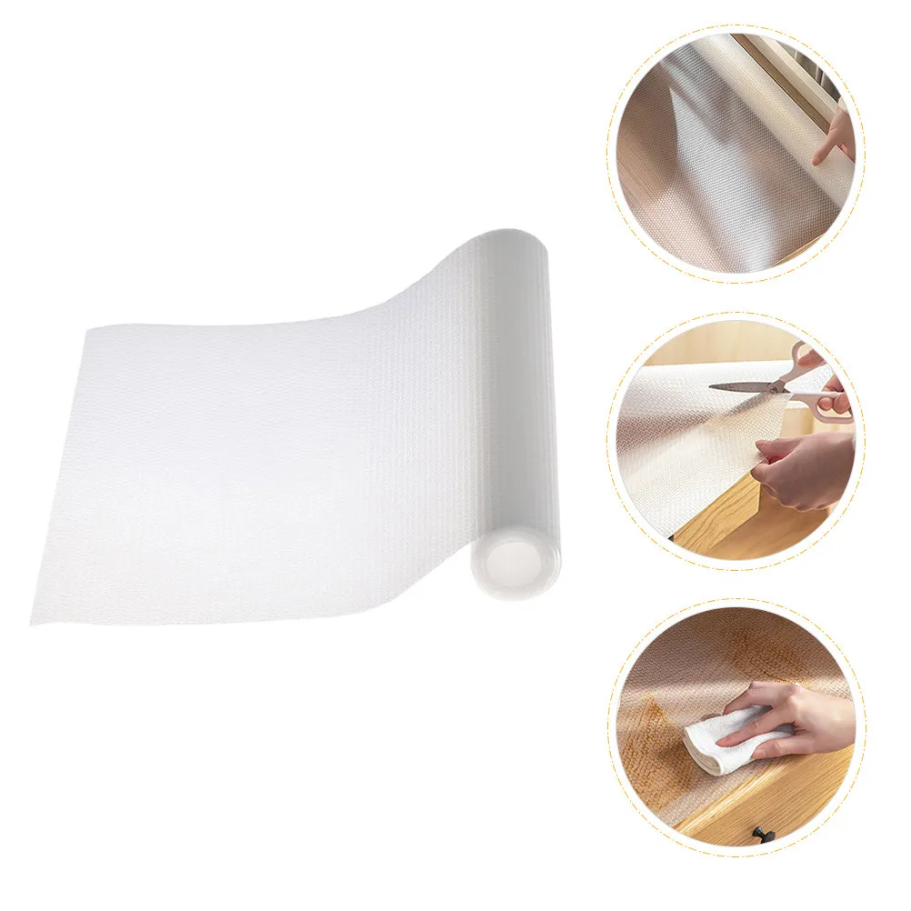 

1 Roll Eva Refrigerator Mat Waterproof Fridge Shelf Liner Non Adhesive Washable Kitchen Cabinet Mat Refrigerator Liner
