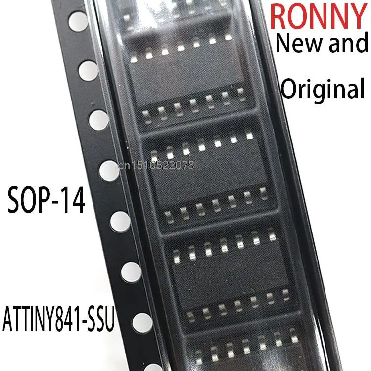 10PCS  New and Original   ATTINY841-U TINY841-U sop-14 ATTINY841-SSU