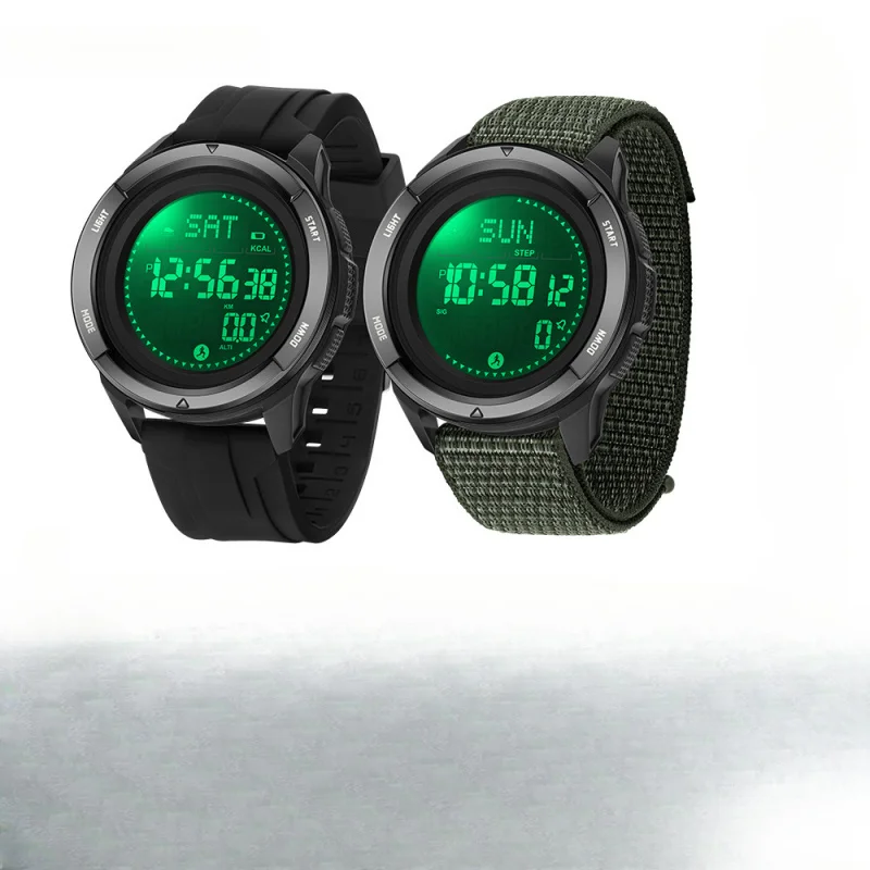 Youth Waterproof Time Electronic Watch Men's Student Luminous Multifunctional Compass Step Counting Sports Smart Hand