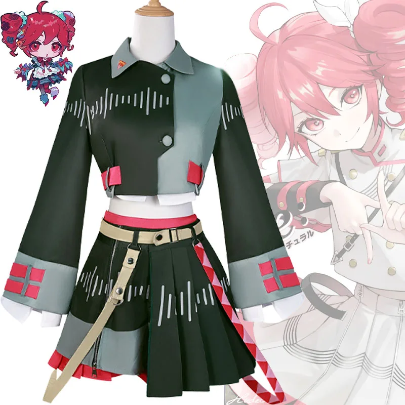 Kasane Teto Cosplay Costume Teto Dress Green Outfits Wig Shoes Virtual Idol Clothes Singer Stage Performance Uniform for Women