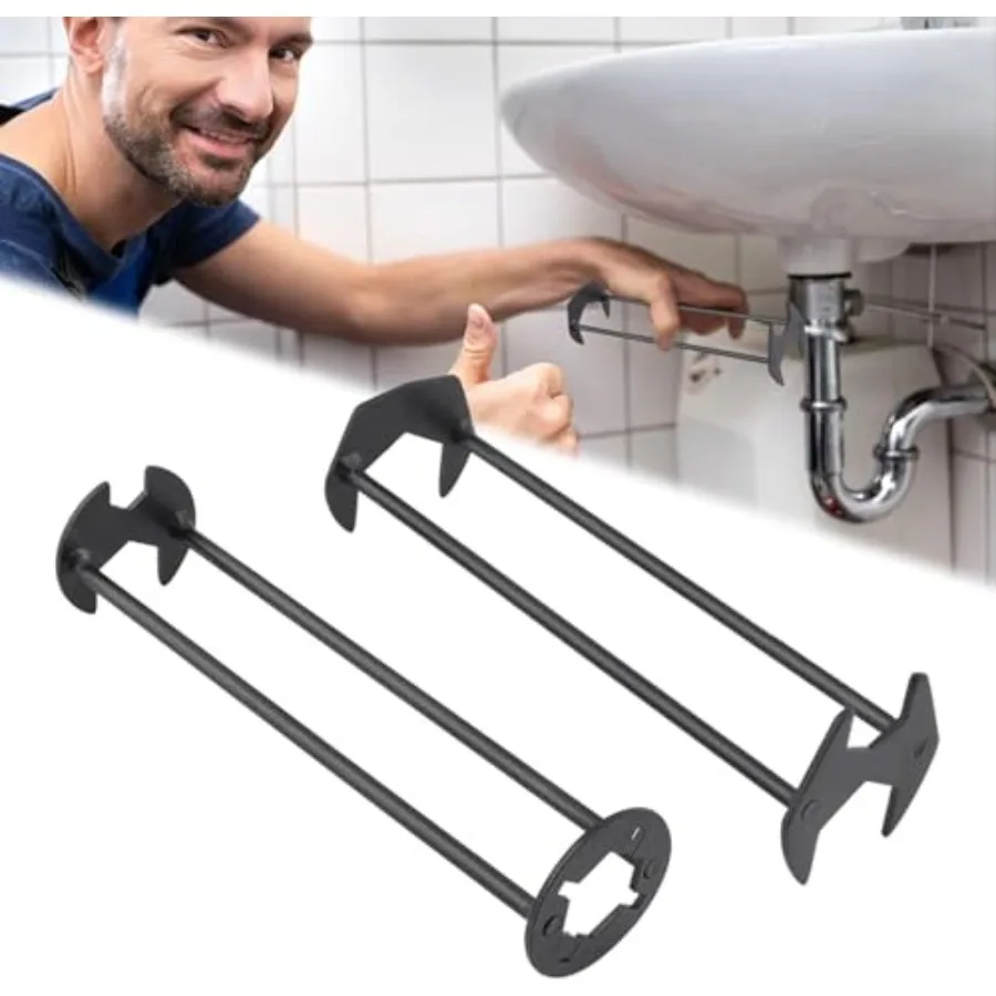 

Multifunctional Basin Wrench 2 Pcs 7 Sizes Sink Wrench Set Faucet Tool for Kitchen Bathroom Tight Spaces Washbasin Wrench Not A