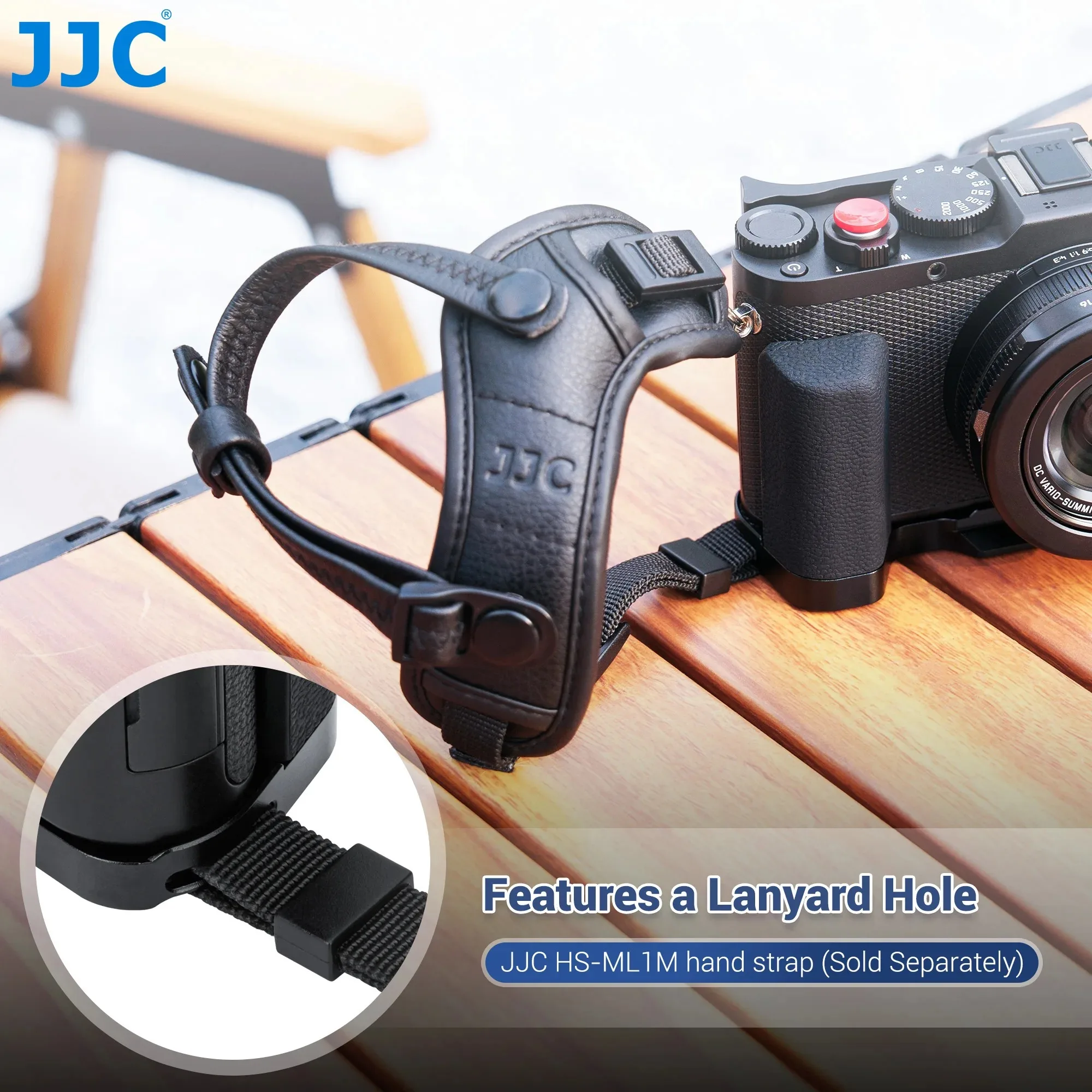JJC L-شكل قوس مقبض مقبض معدني لكاميرا Leica D-LUX8 D-LUX 8 مع لوحة Arca سريعة الإصدار