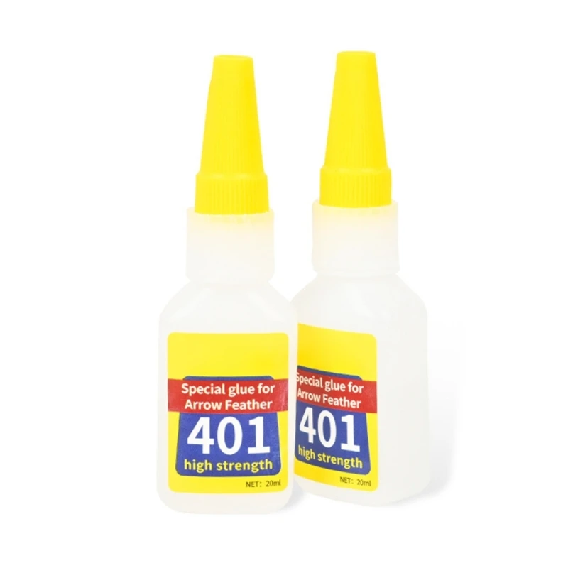 20ml Fletching Adhesive Glues High Strength Bonding Fletches Paste Tool Fast Drying For Bow And
