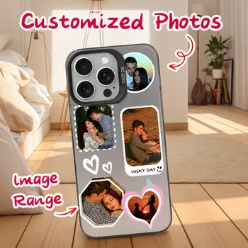 Pro iPhone 16 16e 15 14 13 12 11 Pro Max Mini SE 2020 2022 XS XR 7 8 Plus DIY pár foto na míru design IMD nárazuvzdorné pouzdro 10 nejlepší prodej odpovídající pouzdra na telefon - №2