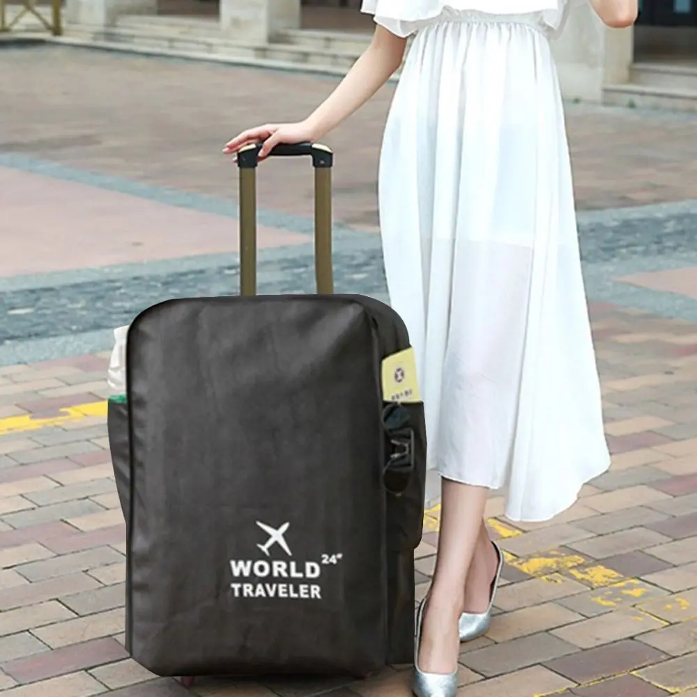 20-30 Inch Travel Luggage Cover Dustproof Waterproof Luggage Protector Cover Wear Resistant Suitcase Protector Cover Luggage