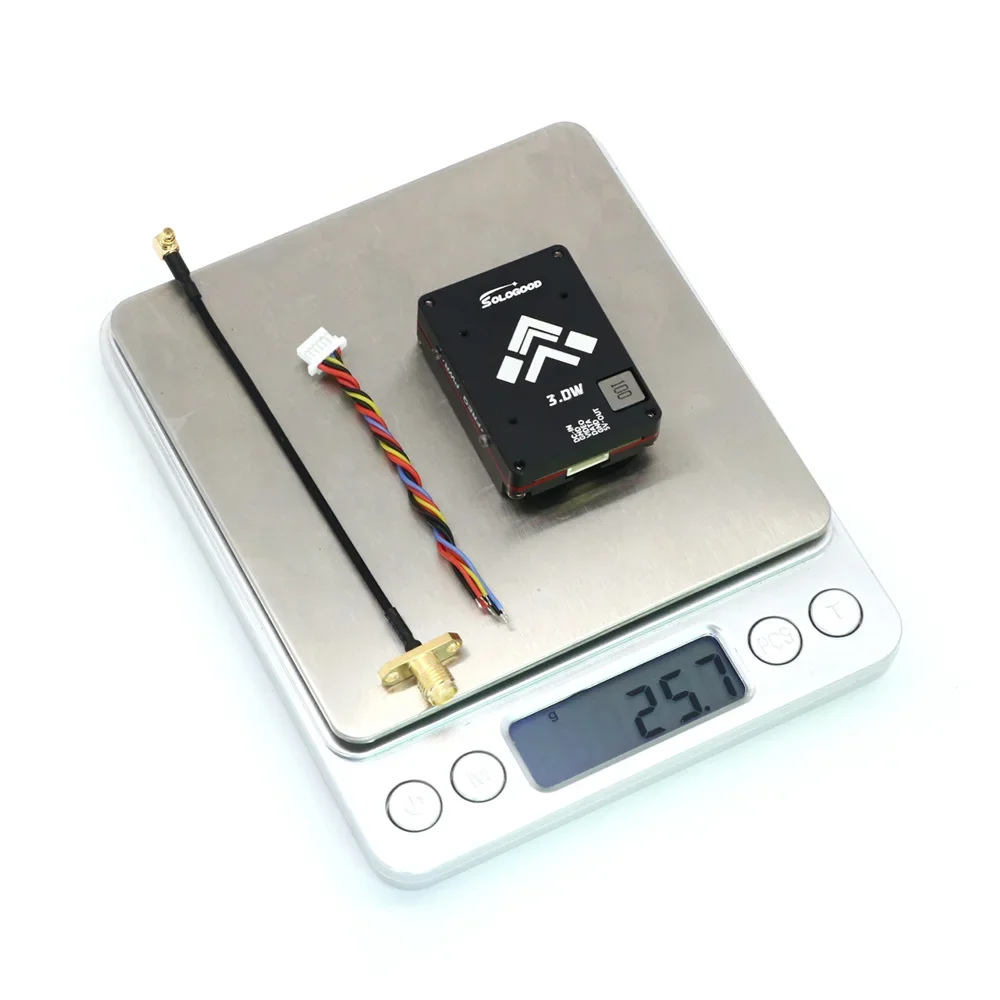 Sologood 5.8G 64CH longue portée VTX 3W 25mW/400mW/800mW/1500mW/3000mW/Pit Mode transmetteur FPV pour modèle de Drone RC FPV