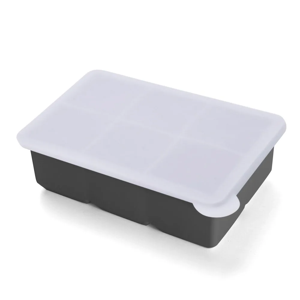 

Высококачественная силиконовая форма для кубиков льда, черная, синяя, зеленая, розовая, пищевой лоток для кубиков льда, квадратная форма, летняя форма