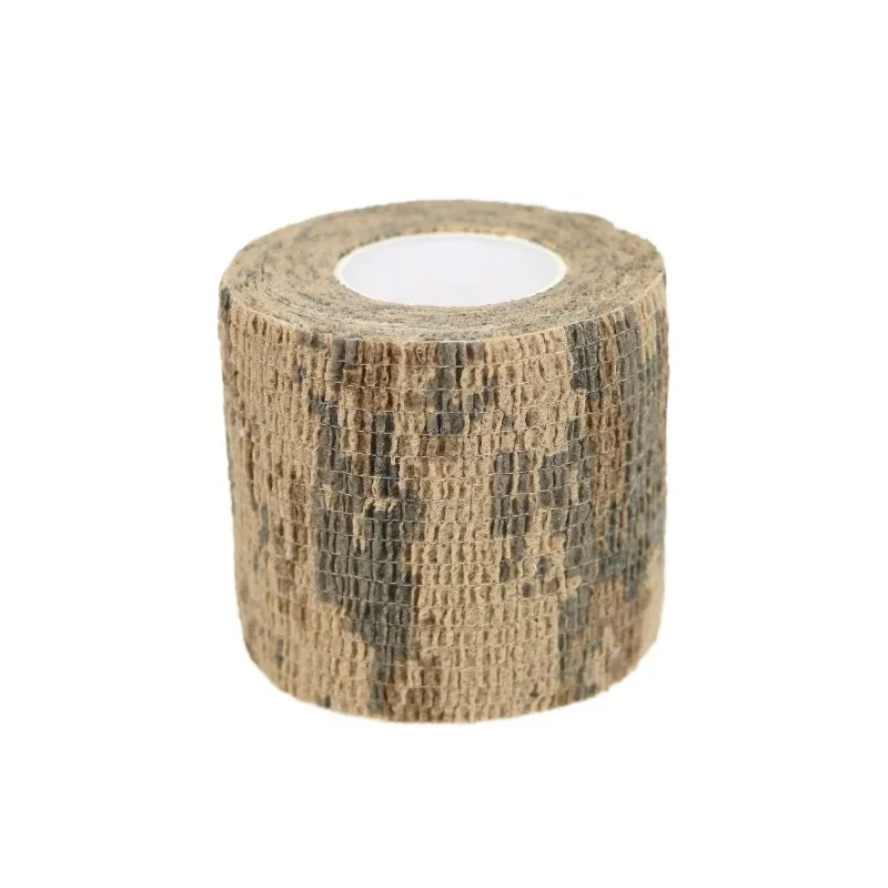 Elastic Wrap Tape Adhesive Outdoor Hunting Camouflage Stealth Tape Waterproof Wrap Durable Self Adhesive Elastic Bandage