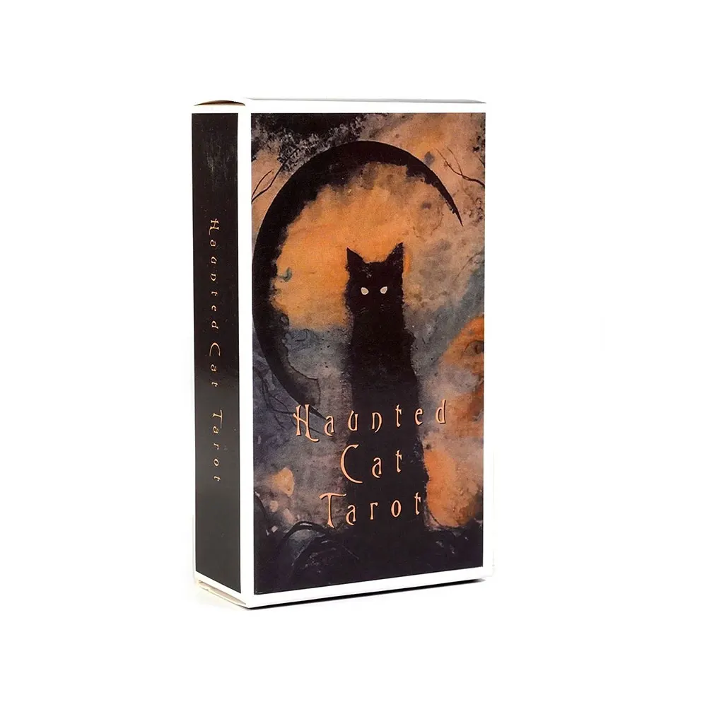 Hot selling Cat Tarot Oracle Card Leisure Fortune Divination Party Entertainment Chess Card Game Tarot 78 Card Deck