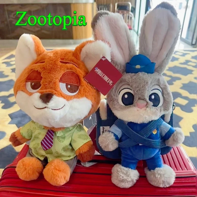 

Zootopia 2, плюшевая кукла Джуди Ника из мультфильма, аниме, разборная кукла, сумка, игрушка, один кролик, Джуди Фокс, ник, кукла, сумка через плечо