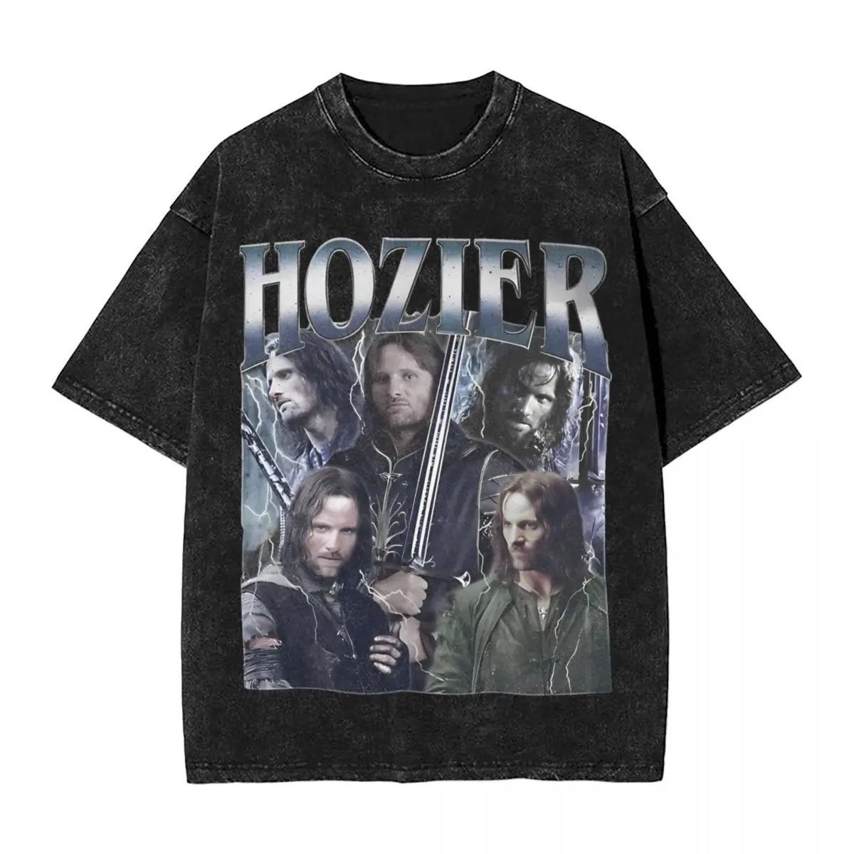 Funny Hozier Meme Washed T Shirt Streetwear T-Shirts Unreal Unearth Tour Tees for Men Women Short Sleeve Oversize Printed