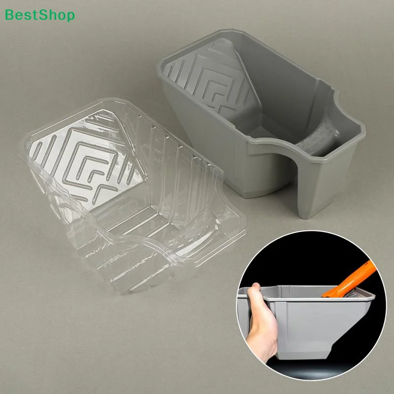 ♫4 Inches Disposable Color Mixing Cups With Hand Cups Environmental Protection PET Paint And Pigment Tray