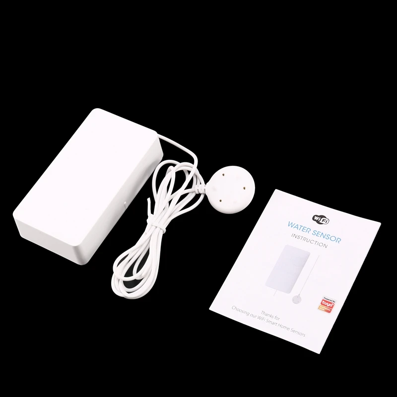 Tuya เครื่องตรวจจับน้ำรั่ว Wi-Fi อัจฉริยะส่งการแจ้งเตือนเมื่อตรวจพบการรั่วไหลของน้ำทำงานกับ Alexa Google Home