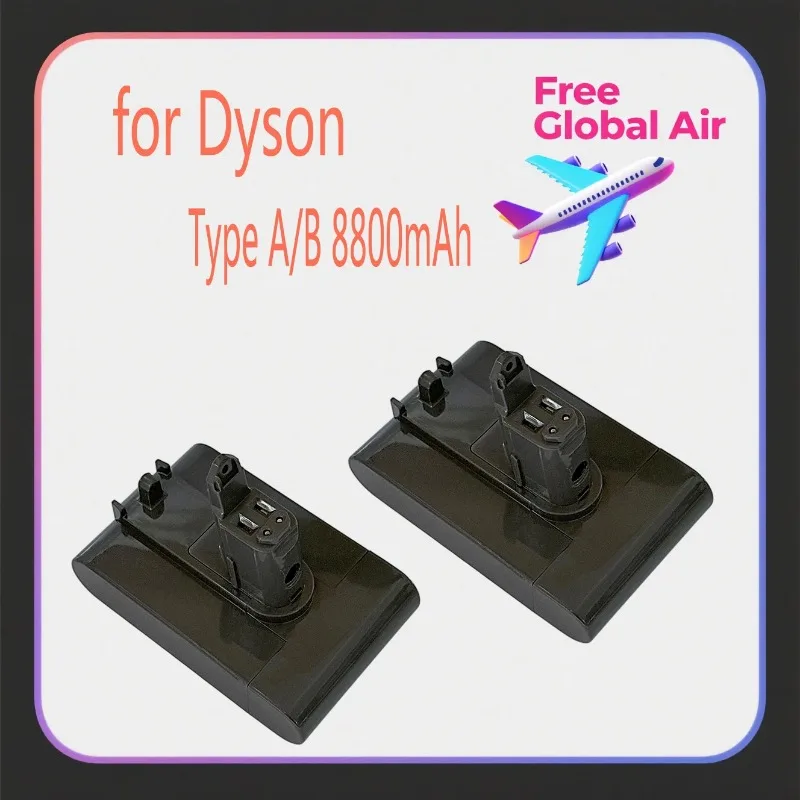 

for Dyson 22.2V 8800mAh Fit TypeA B Li-ion Vacuum Battery for Dyson DC35 DC45 DC31 DC34 DC44 DC31 Animal DC35 Animal