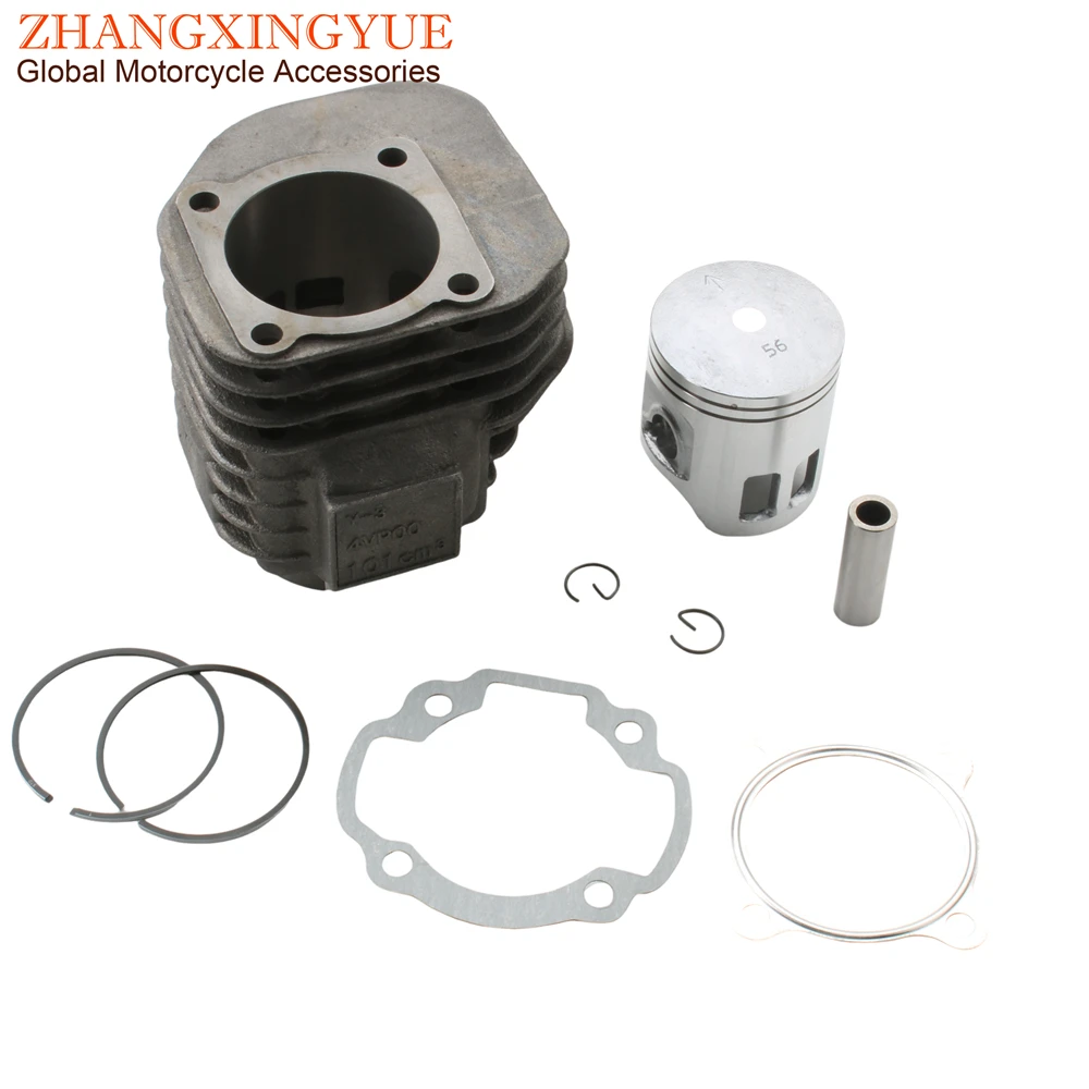 128cc 56mm Bws100 Axis100 Aerox100 Nitro100 YW100 Zuma100 Big Bore Cylinder Kit For Yamaha Bws Axis Aerox Nitro YW Zuma 100cc 2T