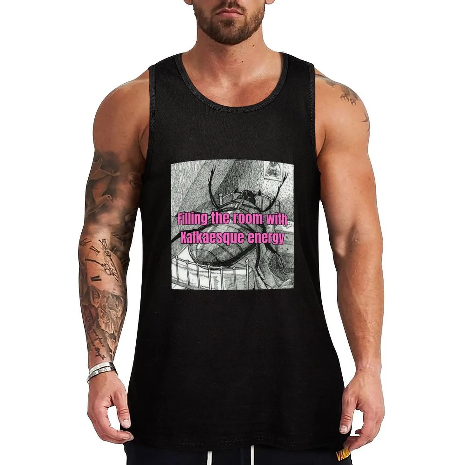 

Gregor Samsa Girl meme Tank Top Beach Vacation Tank Top Casual Sleeveless Loose Top