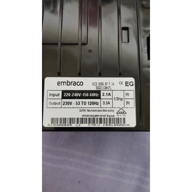 

For Refrigerator Inverter Driver VCC3245607F14 Control Board VCC3245607F14 Original Disassembly