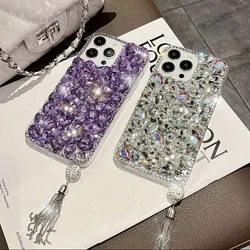 Luxury Glitter Rhinestone Case for Samsung A50 A70S A22 A32  A52 A71 A51 A72 A73 A53 A33 High Quality Bling Diamond Bumper Cover