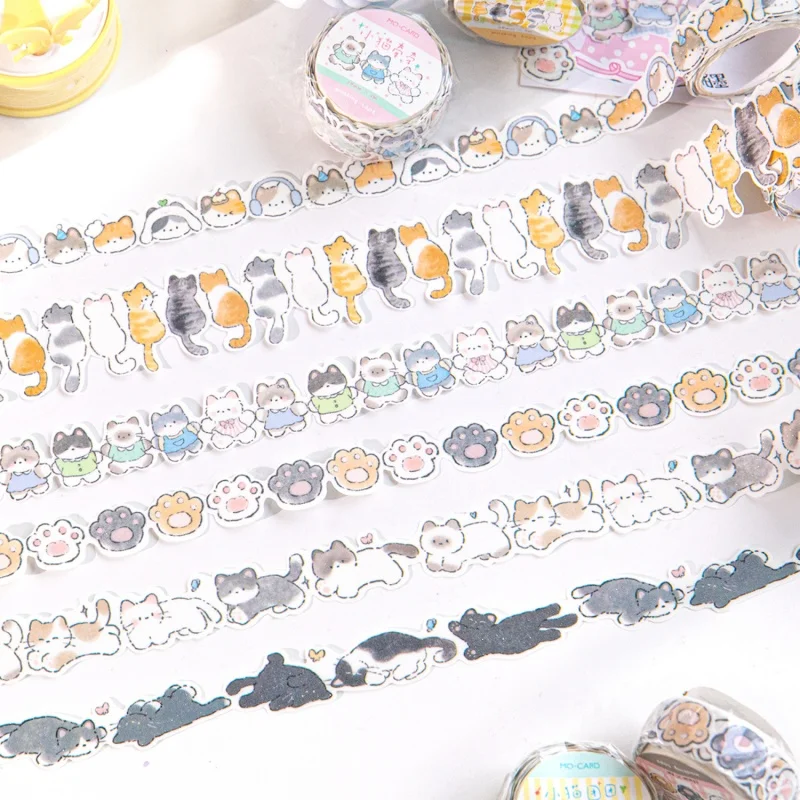 24-piezas-lote-de-cinta-adhesiva-con-diseno-de-pata-de-gato-kawaii-cinta-decorativa-creativa-para-albumes-de-recortes-diario-papeleria-regalo