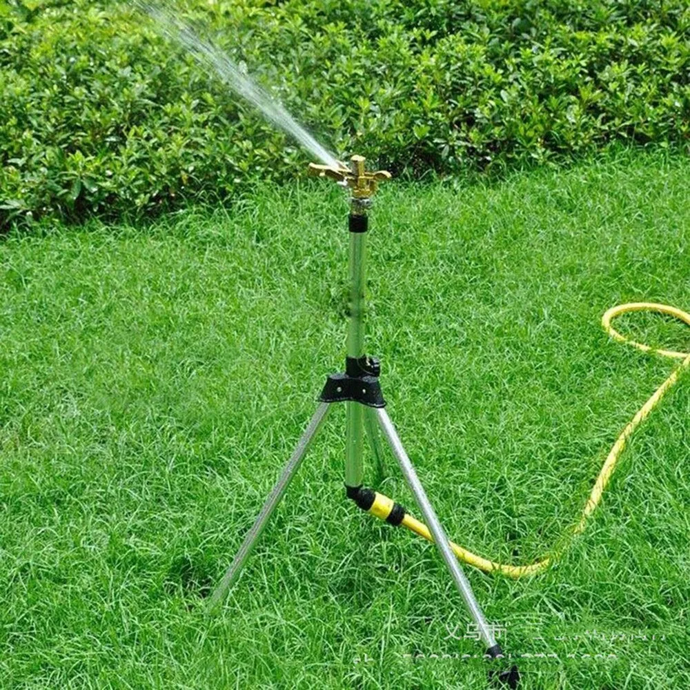 

Sprinkler on Tripod Base 360 Degree Rotating Nozzle for Garden Sprinkler Water Spray Drip Irrigation Dropper Watering System