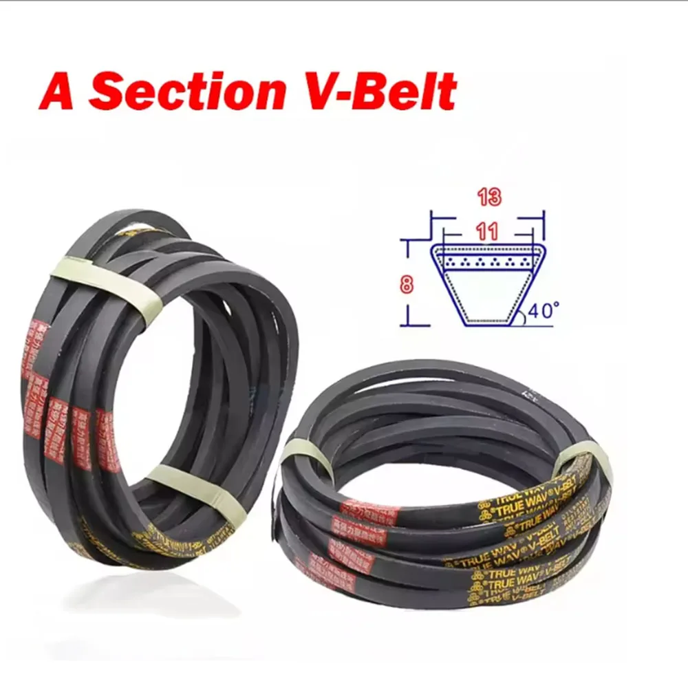 1Pcs  A-type Rubber V-belt Industrial And Agricultural Equipment Transmission Belt Conveyor Belt Circumference 420mm-1829mm