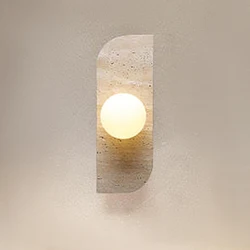 New Creative Design Wabi Sabi Model Room Apartment LED Decorative Light Modern Warm Atmosphere Bedroom Corridor Stairs Wall Lamp
