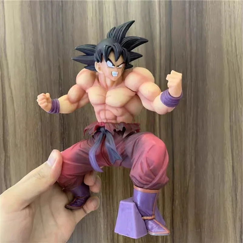 Hot Dragon Ball Z Son Goku Figure Kaioken Kakarot 20cm Anime Action Figurine Pvc Statue Model Decoration Ornaments Toys Festival