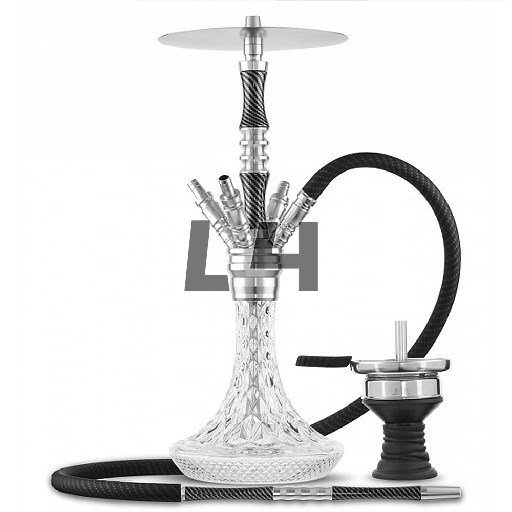 Arabian hookah full set large Germany Crystalia carbon fiber alloy hookah bar