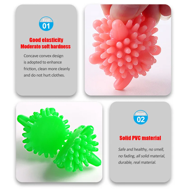 Laundry Ball PVC Washing Machine Decontamination Anti-Tangle Clothes Cleaning Ball Laundry Products Washing Machine Accessories