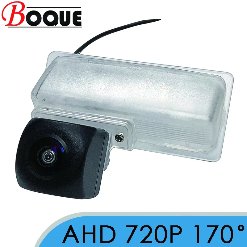 BOQUE 170 Degree 1280x720P HD AHD Car Vehicle Rear View Reverse Camera For Nissan Lannia Pulsar Zealand Terra Almera Bluebird