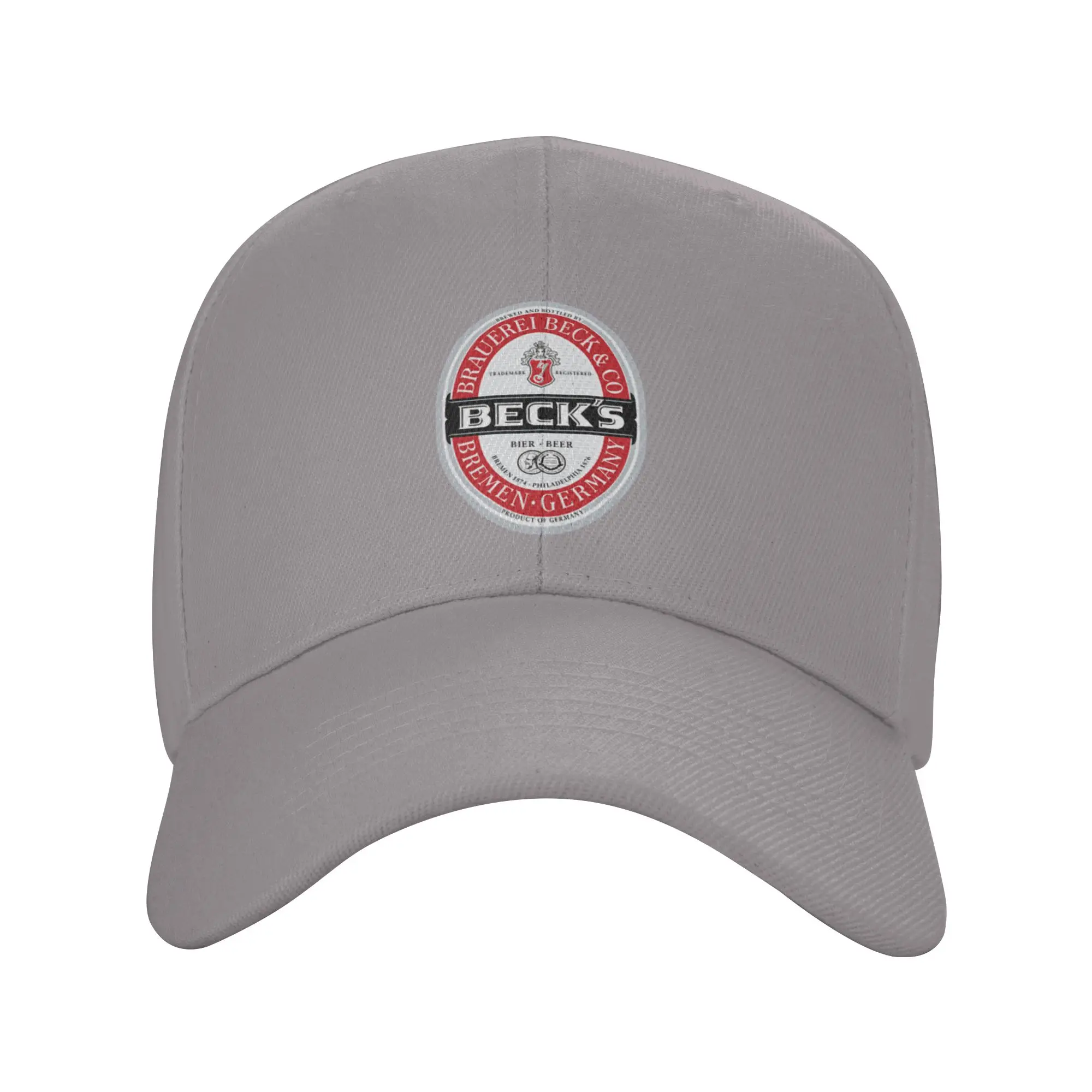 Beck Beer logo Local beer brewery logo Trendy Baseball Cap Travel Souvenir Peaked Cap Sun Hat