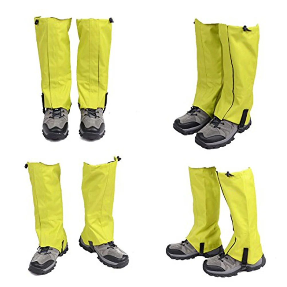 

Waterproof Warm Gaiters Leggings Cover for Hiking Ski Socks Anti Skid Adjustable Straps Durable Oxford Cloth Lightweight