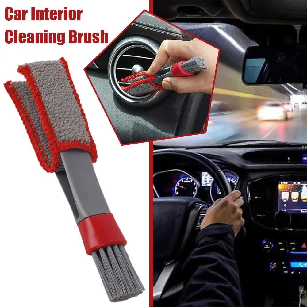 

Car Cleaning Brush Air Conditioner Outlet Dust Removal Interior Car Multi-purpose Cleaning Brush Accessories Flexible J6P0