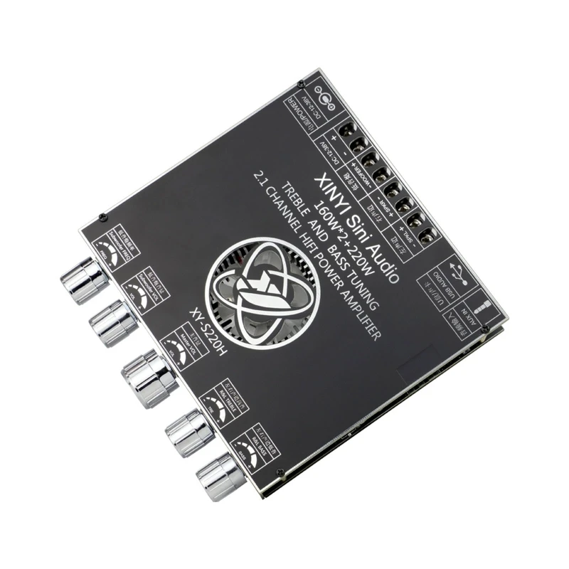 

TDA7498 Bluetooth-compatible 5.1 Power Amplifier Board AUX Input Hifi Sound High Low Distortion AMP Drop Shipping