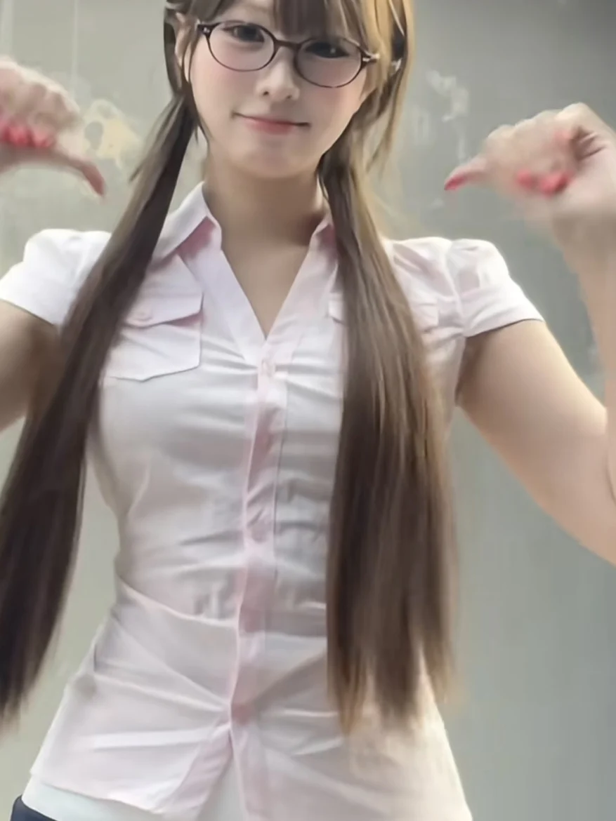 

American Sle Spicy Girl Design Pink ket ort Sve Slim Fit Summer New Faion Versatile Top Polyester Fiber