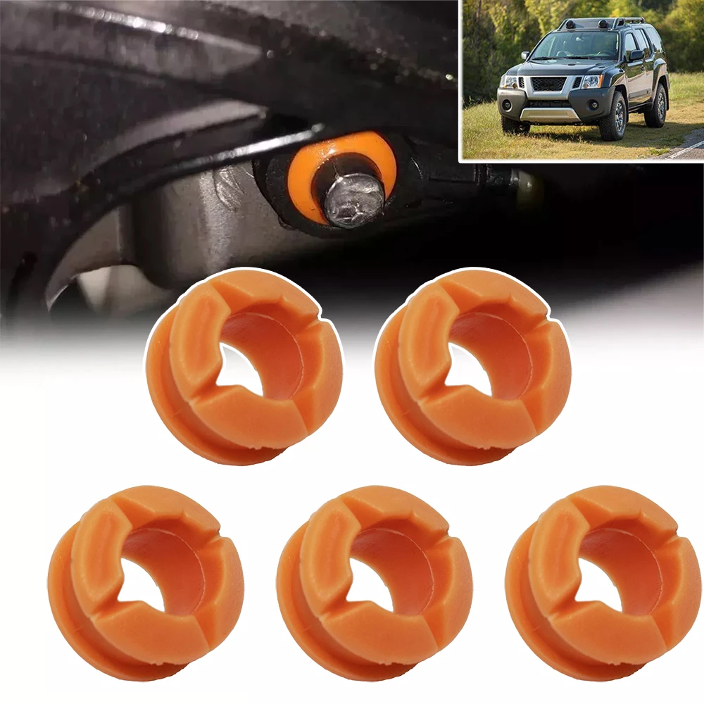 5PC Shift Cable Bushing For Nissan Xterra 2005 - 2015 Automatic Transmission Gearbox Repair Kit Shifter Linkage End Grommet Clip