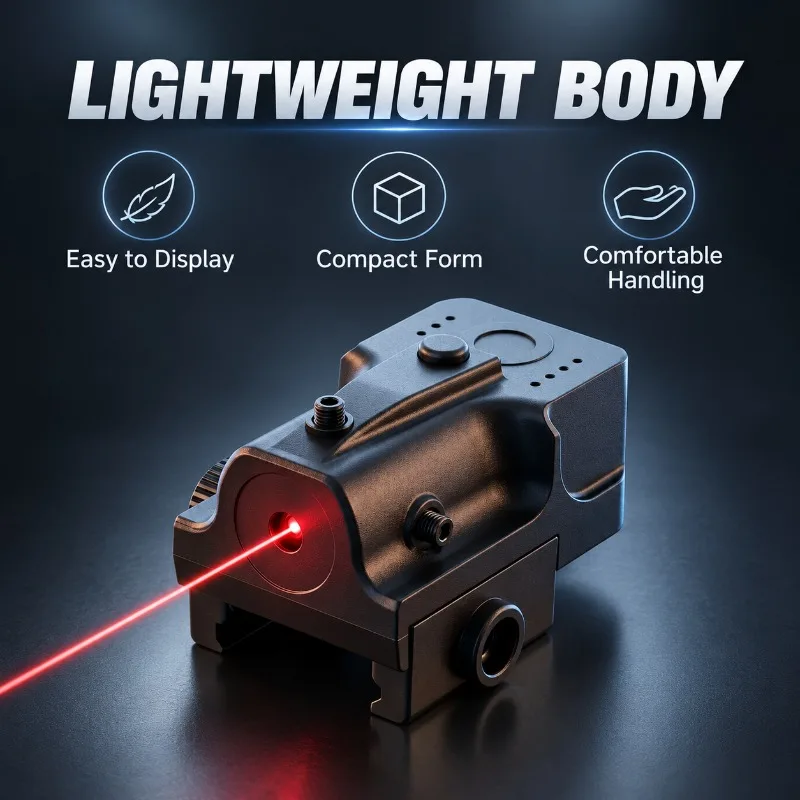 Lightweight Mini Beam Indicator Decor Part Four Direction Micro Adjustment for 20mm Rail
