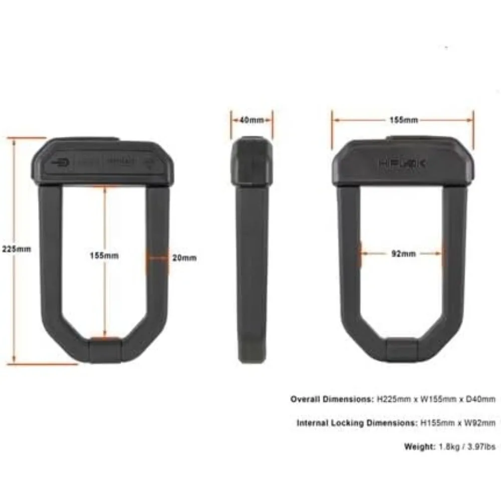 Unisex Shackle Lock