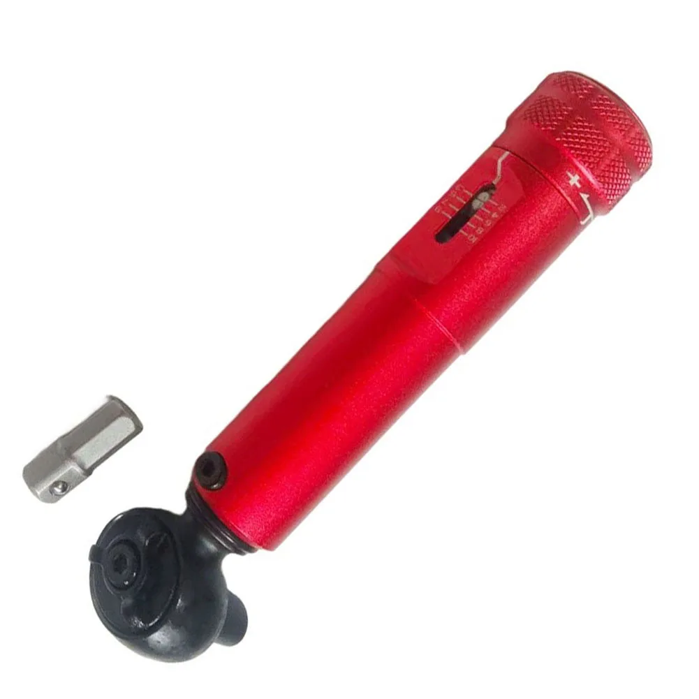 1pc 2-10N.m Small Preset Torque Wrench With 1/4 Square To Hexagonal Drive Adapter Hex Socket Preset Wrench Maintenance Tool